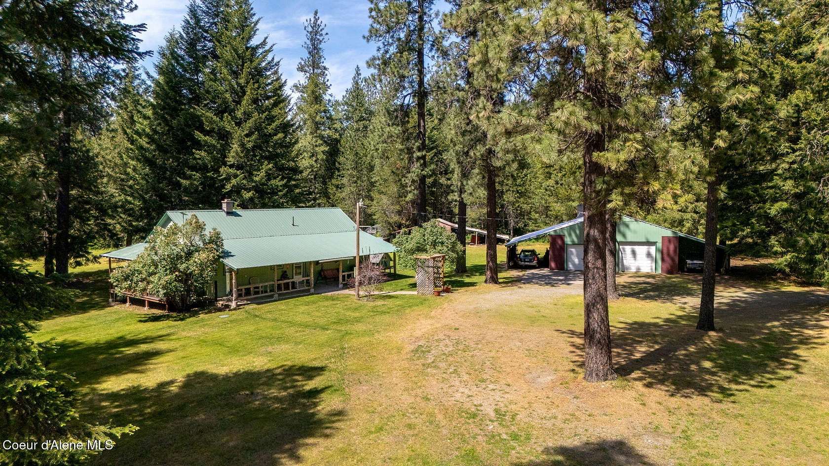15 Acres of Land with Home for Sale in Athol, Idaho