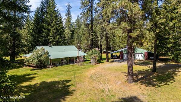 15 Acres of Land with Home for Sale in Athol, Idaho