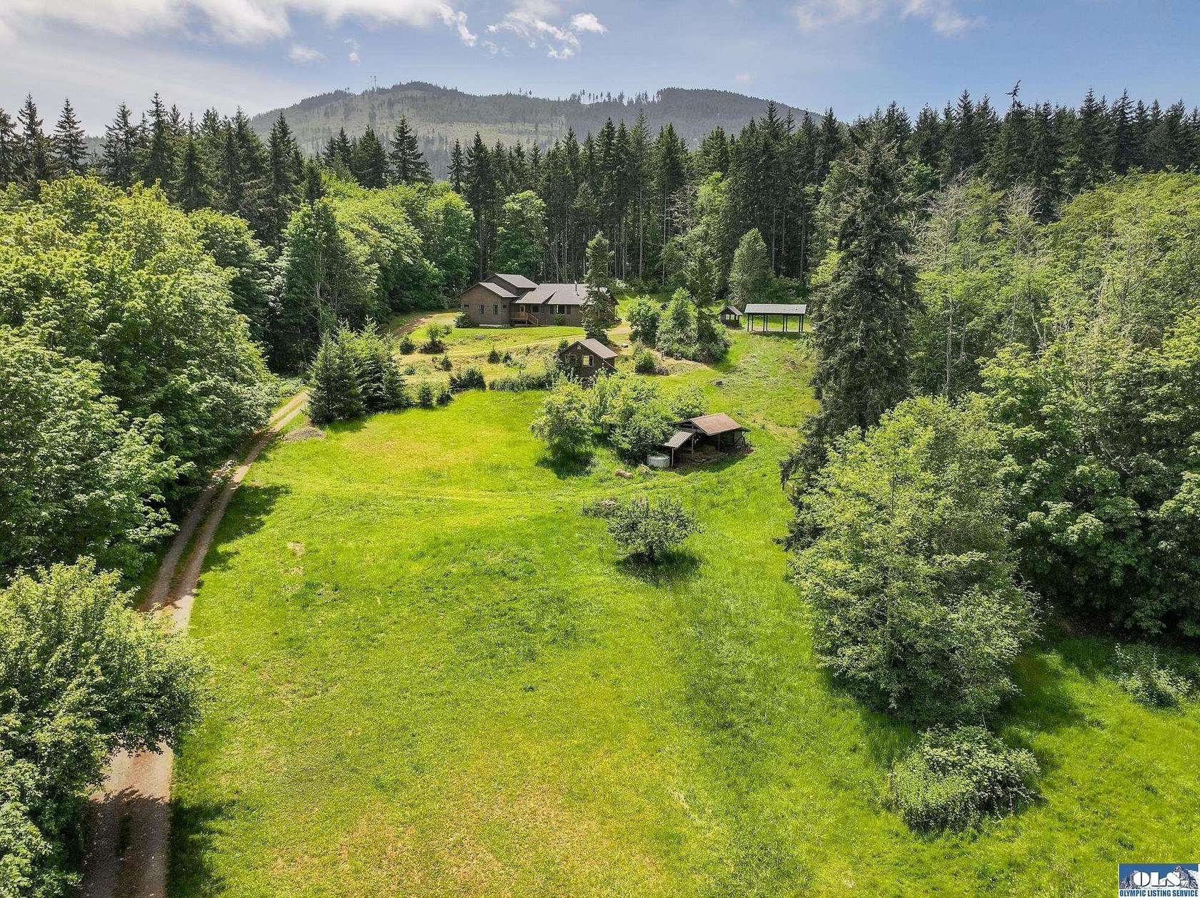 13.4 Acres of Land with Home for Sale in Port Angeles, Washington