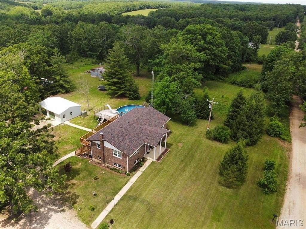 15.9 Acres of Recreational Land with Home for Sale in Dixon, Missouri