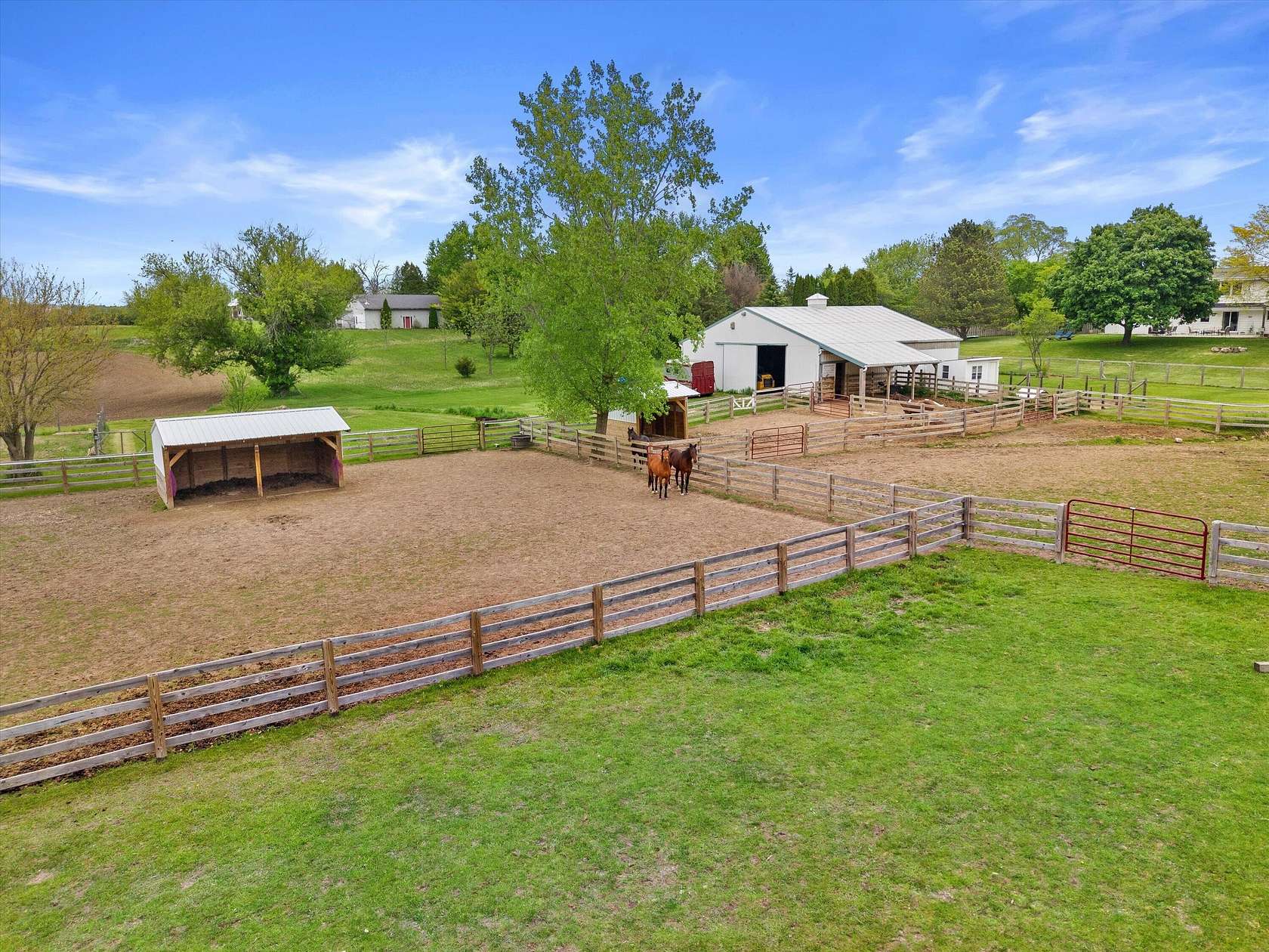 9.27 Acres of Land with Home for Sale in Mequon, Wisconsin