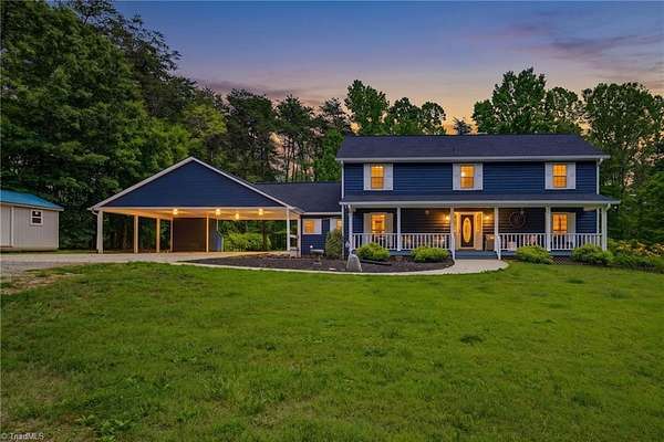 11.7 Acres of Land with Home for Sale in Ruffin, North Carolina