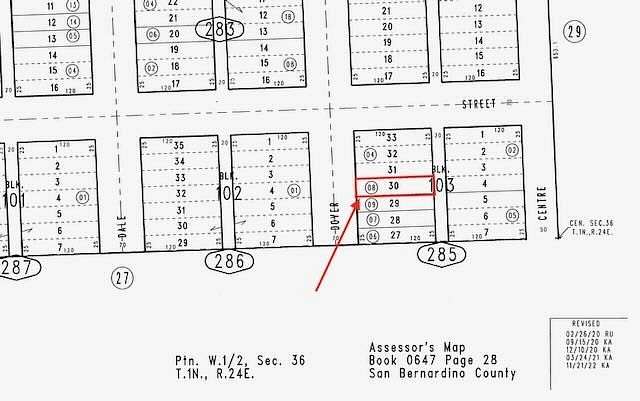 0.07 Acres of Land for Sale in Vidal, California