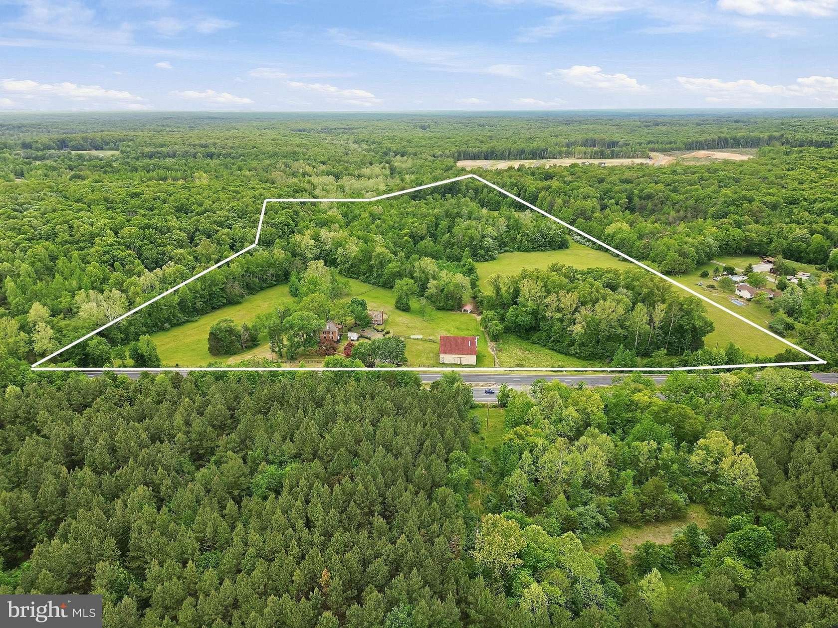 34.3 Acres of Land with Home for Sale in Fredericksburg, Virginia