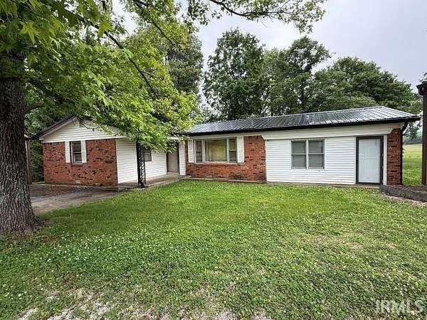 3.39 Acres of Land with Home for Sale in Mitchell, Indiana