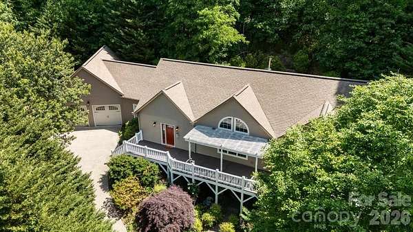 7.17 Acres of Land with Home for Sale in Weaverville, North Carolina