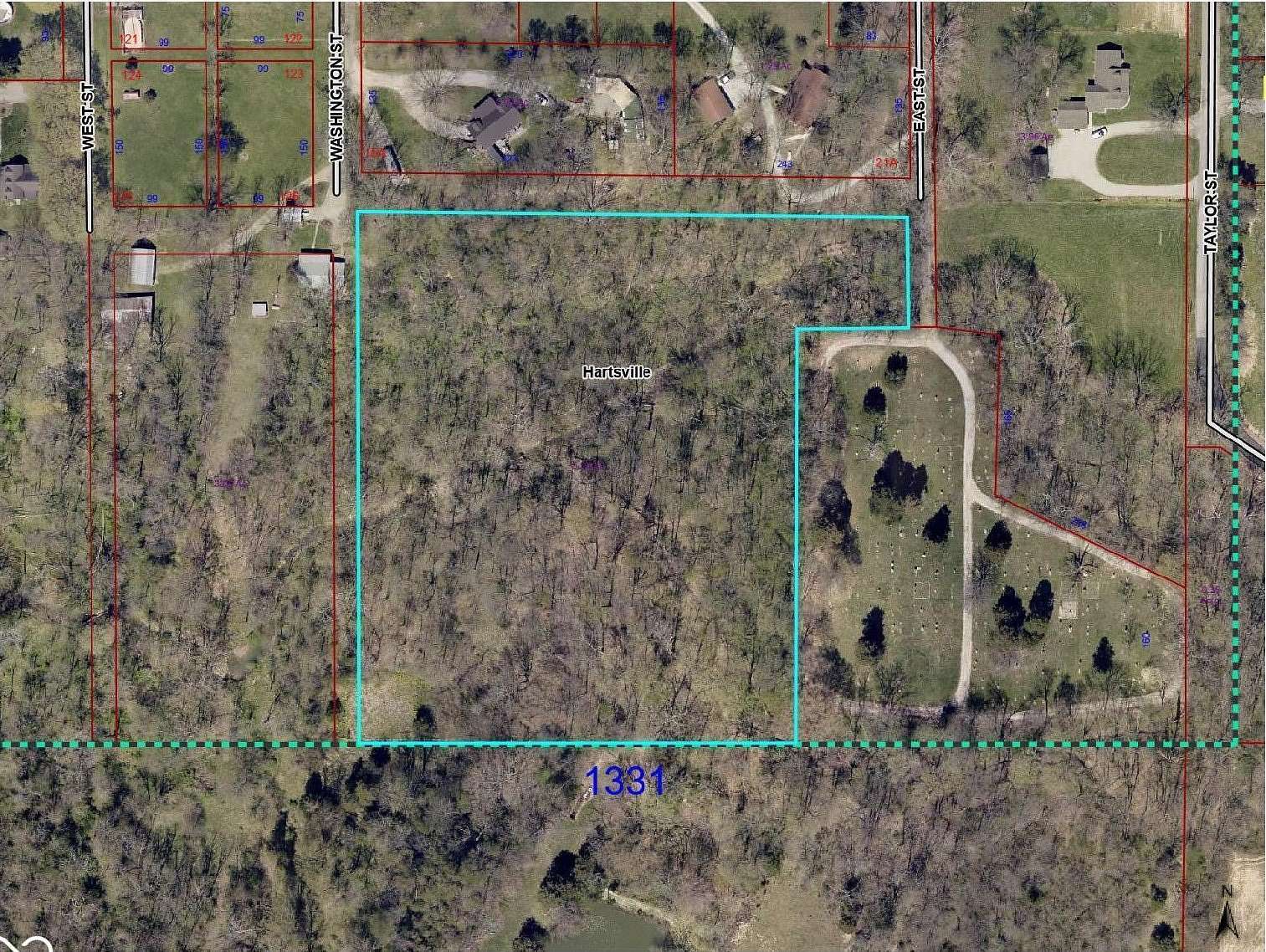 5.24 Acres of Residential Land for Sale in Hartsville, Indiana