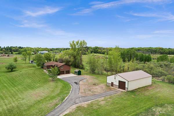 12.9 Acres of Land with Home for Sale in Harris, Minnesota