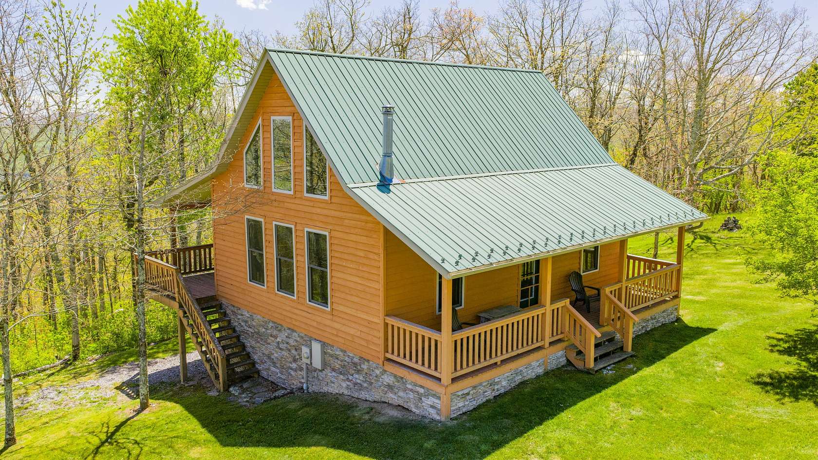 2 Acres of Land with Home for Sale in Gap Mills, West Virginia