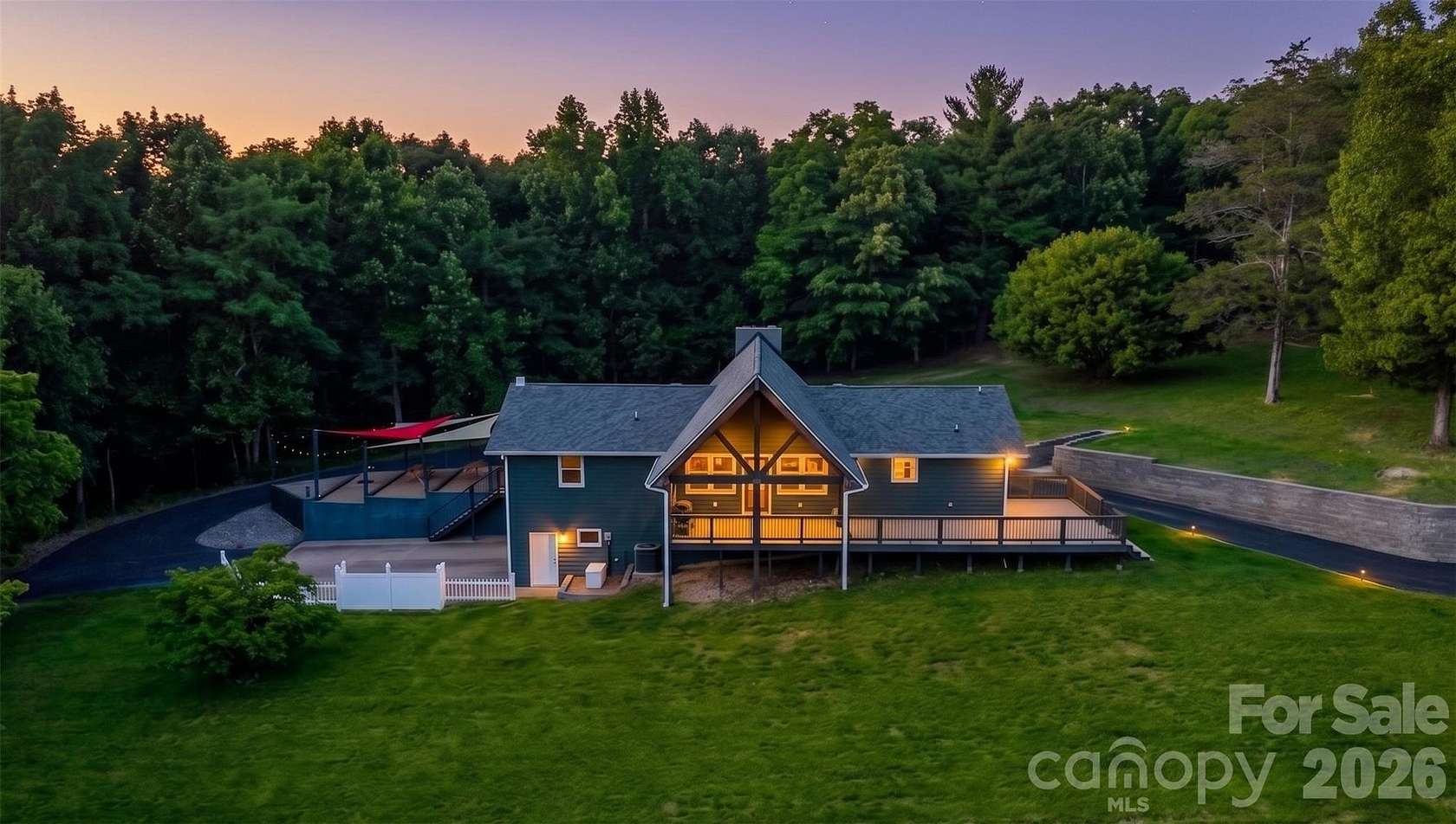 15.8 Acres of Land with Home for Sale in Fairview, North Carolina
