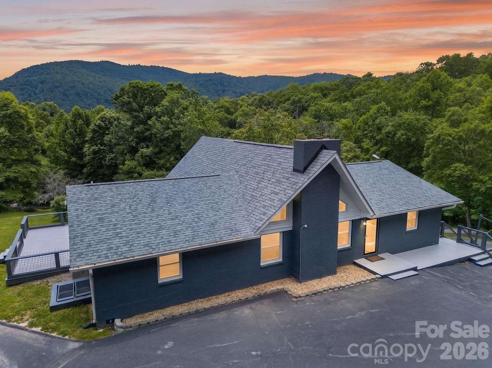 15.8 Acres of Land with Home for Sale in Fairview, North Carolina