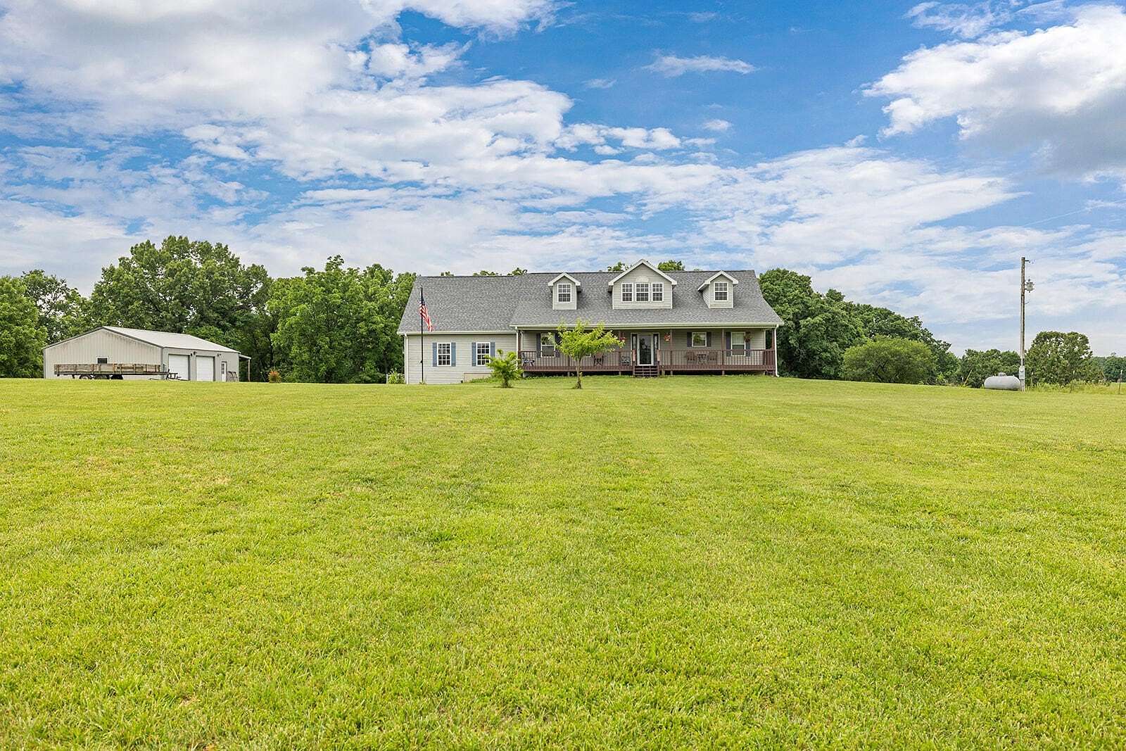 4.59 Acres of Land with Home for Sale in Seymour, Missouri