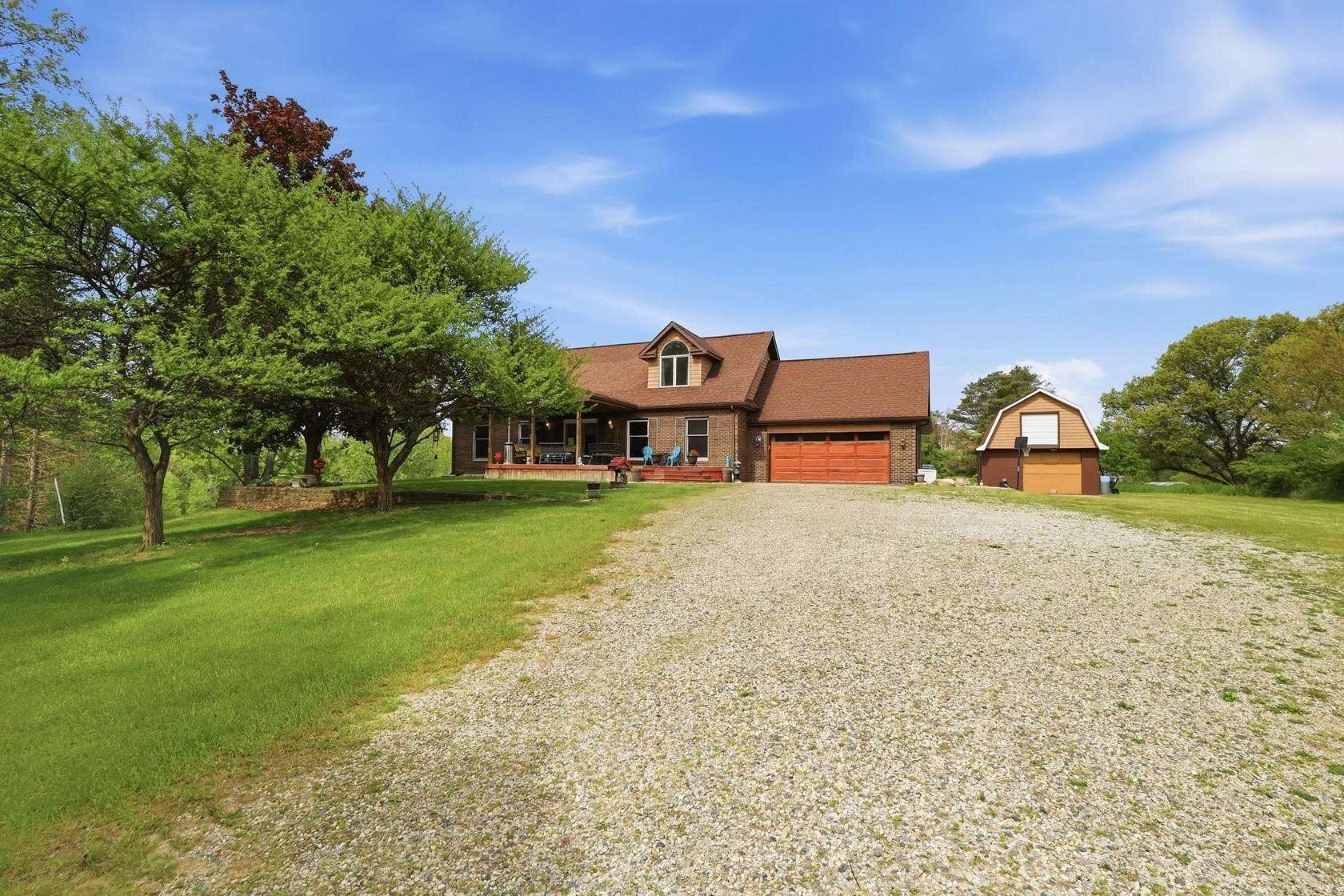 10.6 Acres of Land with Home for Sale in Goodrich, Michigan