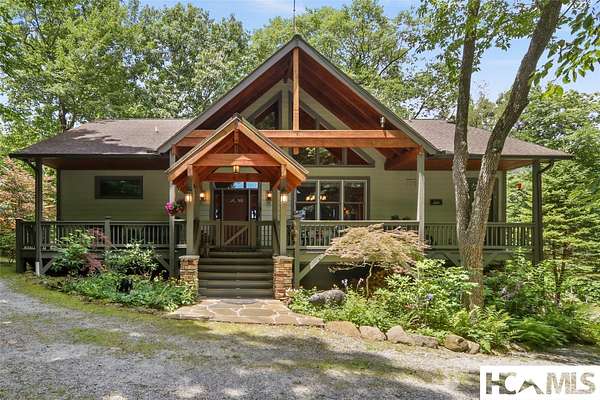 4.58 Acres of Land with Home for Sale in Scaly Mountain, North Carolina