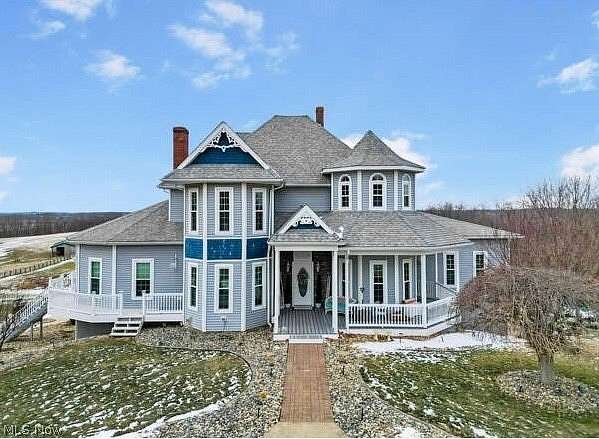 4.36 Acres of Land with Home for Sale in Rayland, Ohio