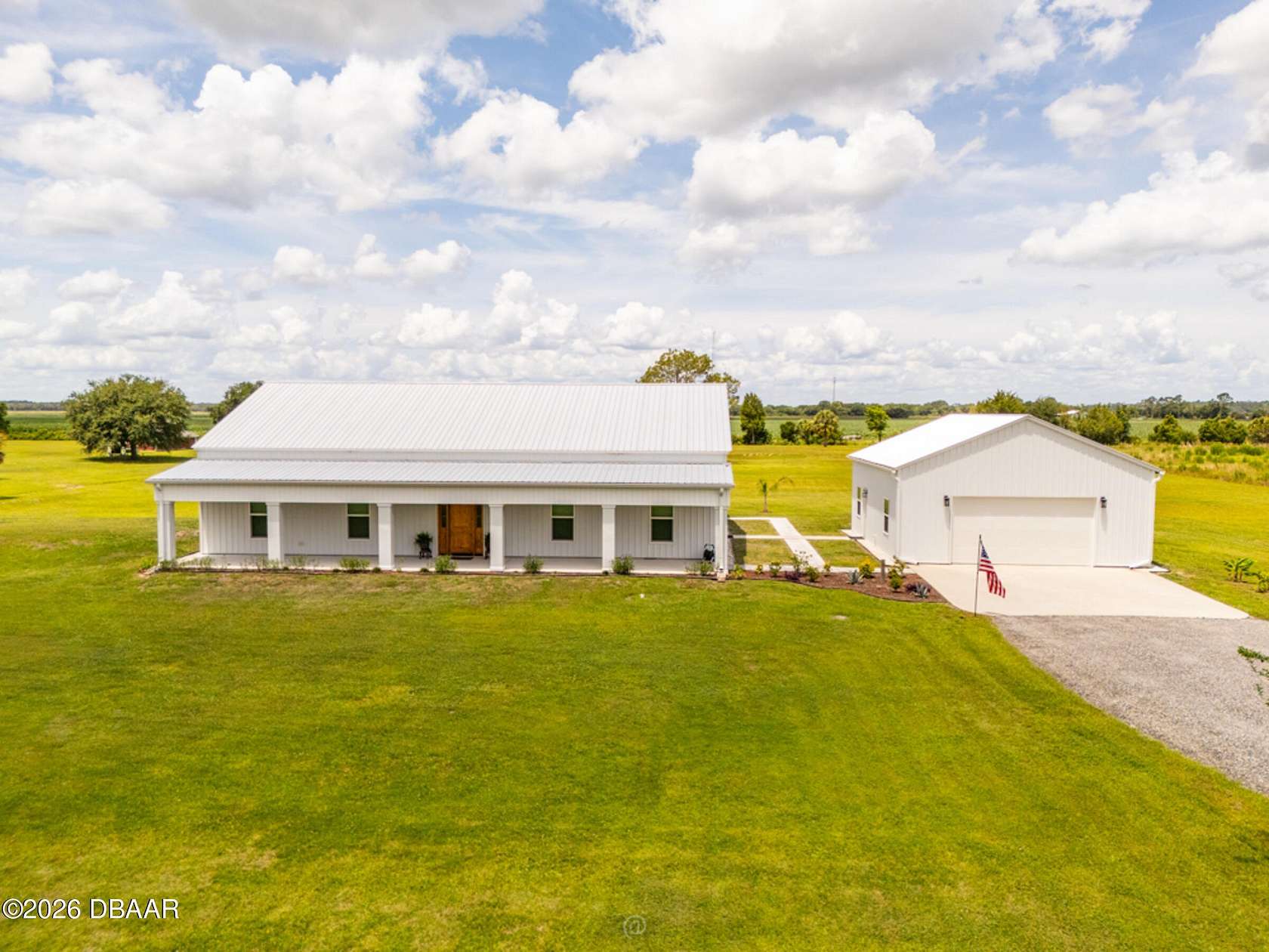 5 Acres of Land with Home for Sale in Bunnell, Florida
