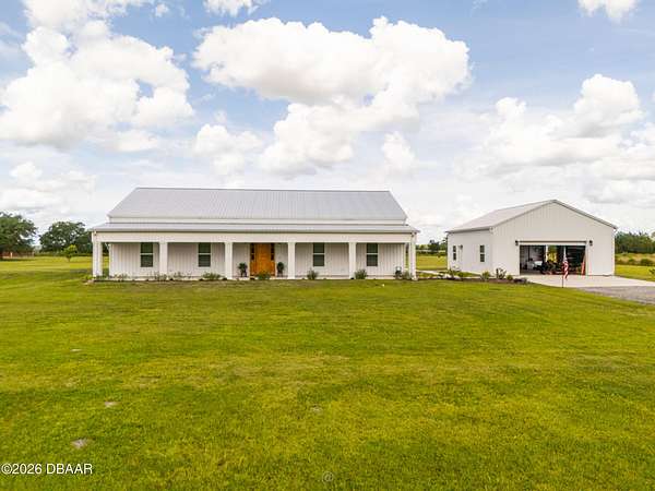 5 Acres of Land with Home for Sale in Bunnell, Florida