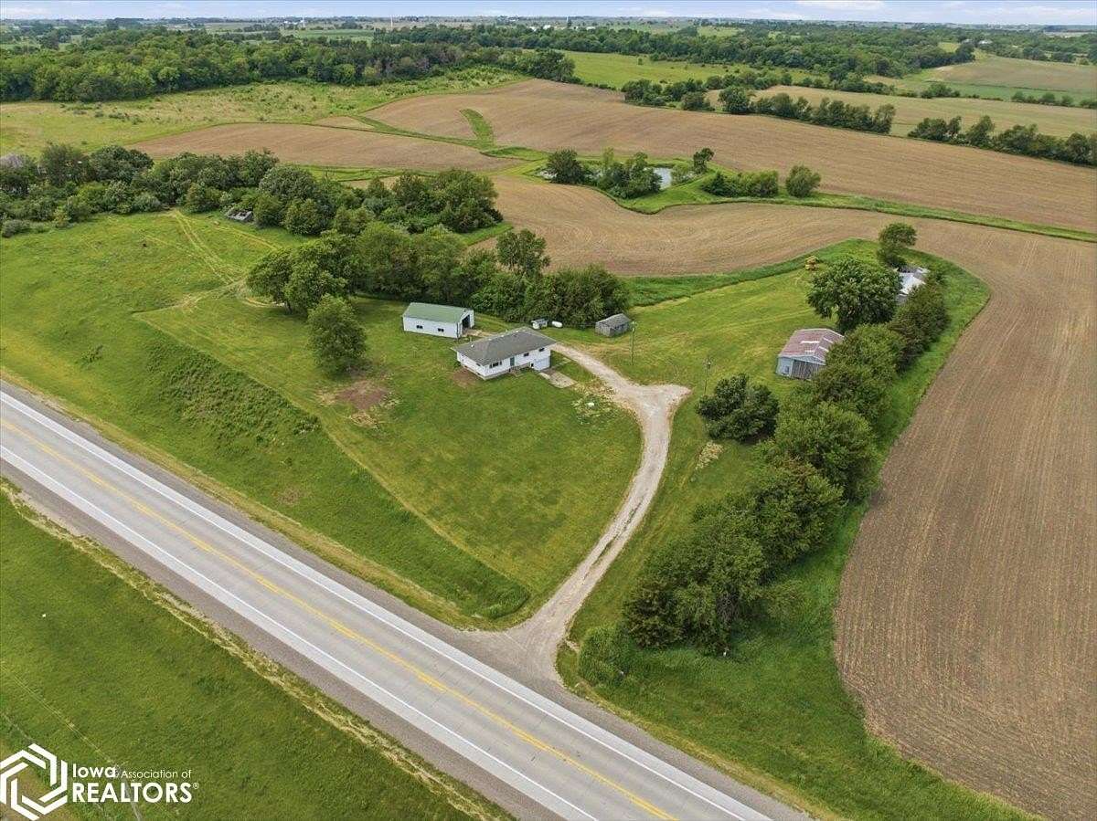 7.44 Acres of Land with Home for Sale in Guernsey, Iowa