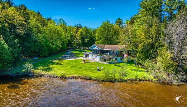 20.5 Acres of Recreational Land with Home for Sale in Saranac Lake, New York