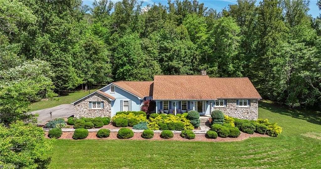 43.6 Acres of Recreational Land with Home for Sale in Purlear, North Carolina