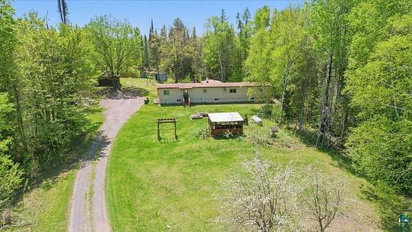 10 Acres of Recreational Land with Home for Sale in South Range, Wisconsin