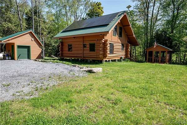 45.6 Acres of Recreational Land with Home for Sale in Constableville, New York