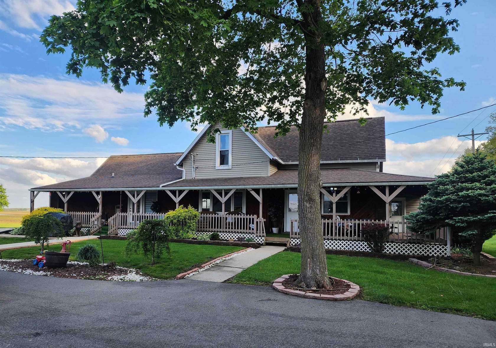 3 Acres of Land with Home for Auction in Geneva, Indiana