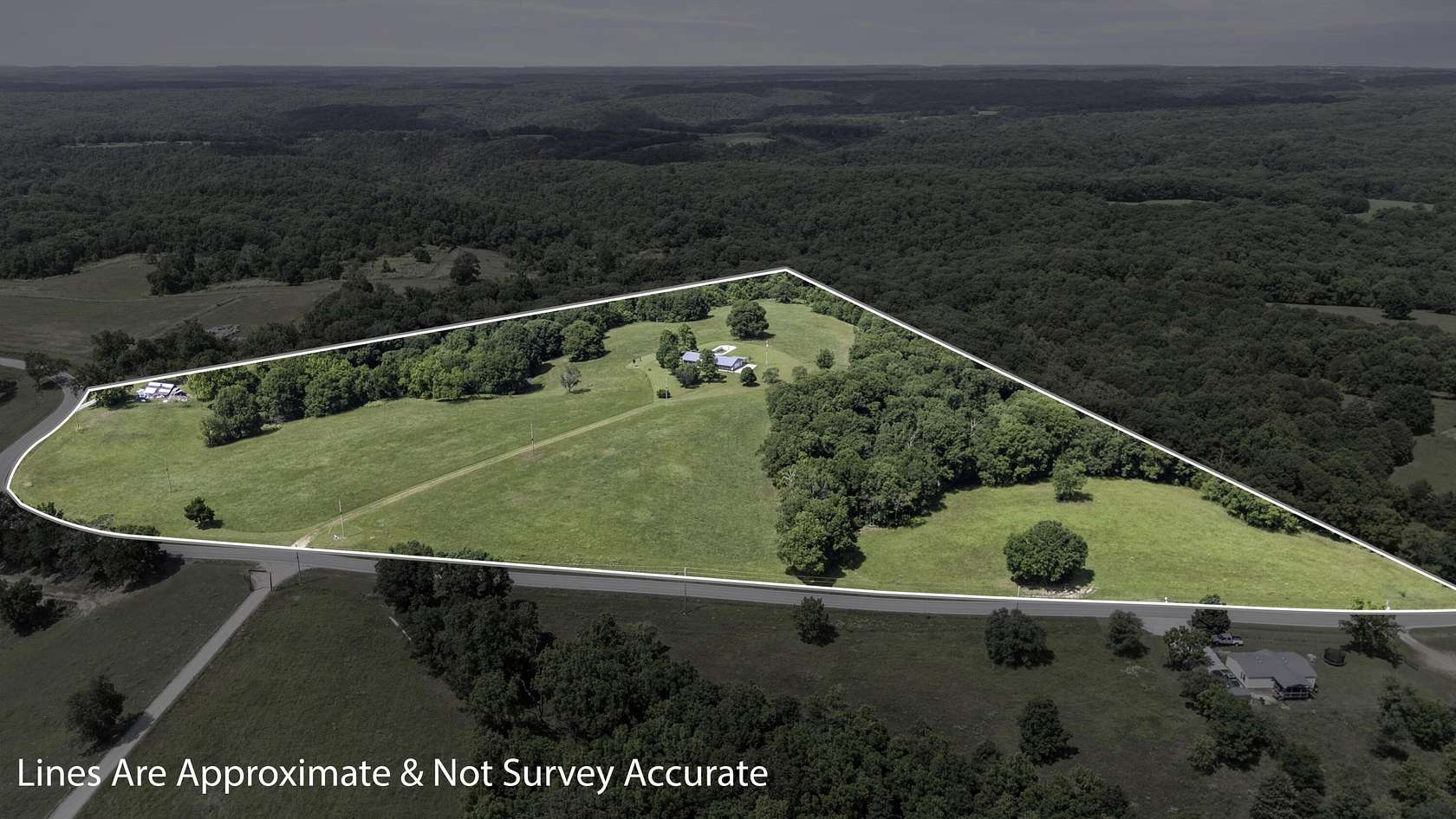 21.3 Acres of Land with Home for Sale in Washburn, Missouri