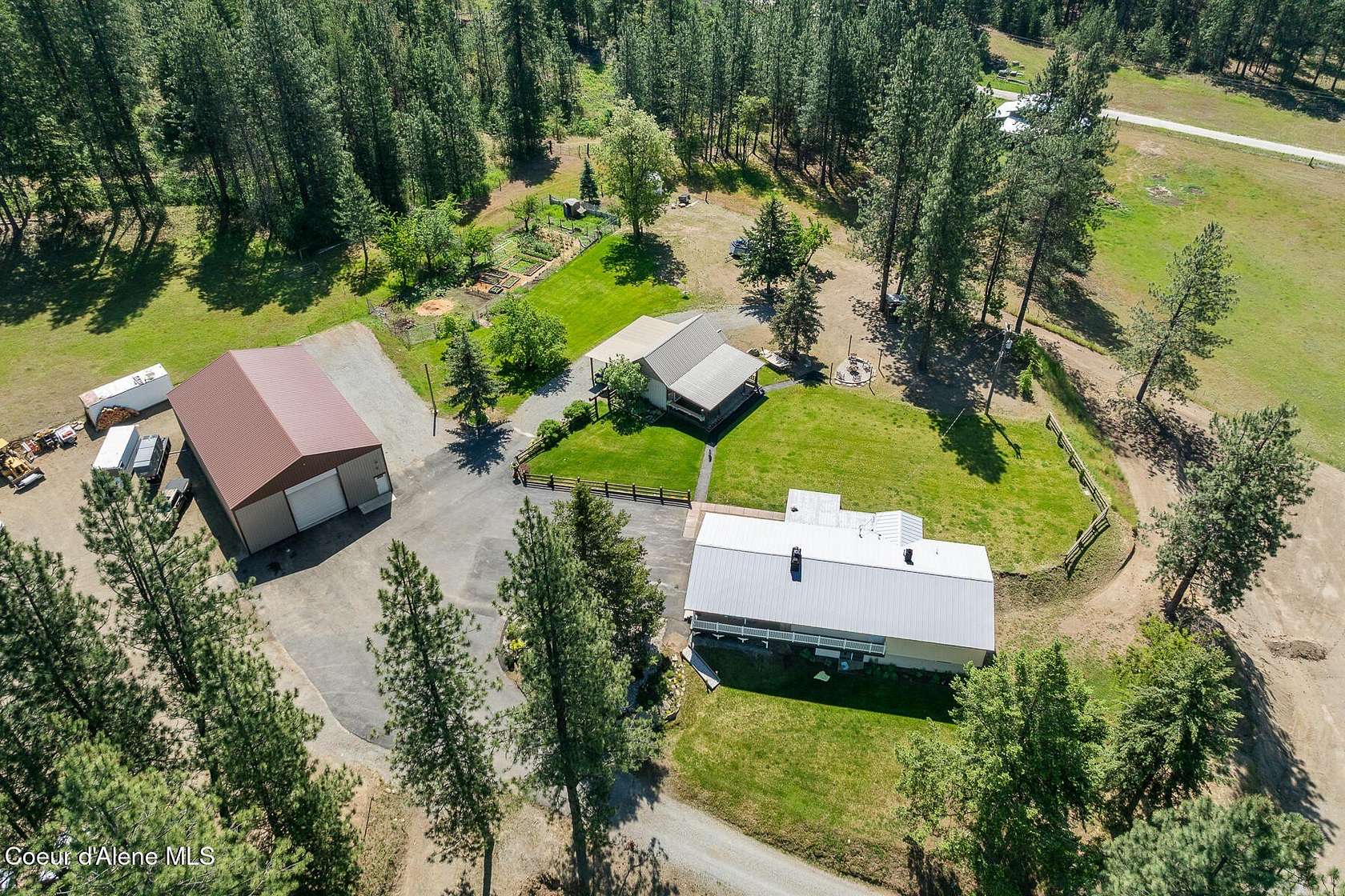 5.25 Acres of Land with Home for Sale in Rathdrum, Idaho