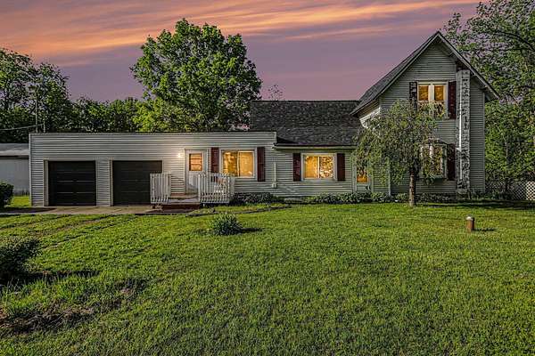 8.4 Acres of Land with Home for Sale in Vicksburg, Michigan