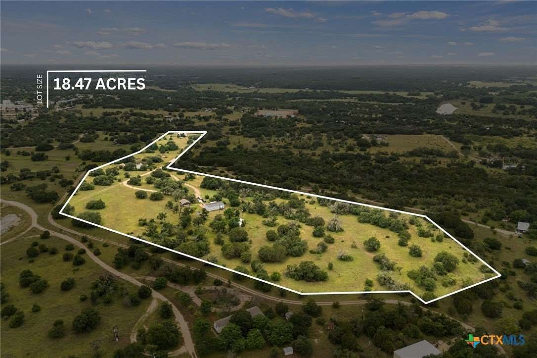 18.5 Acres of Land with Home for Sale in Kempner, Texas