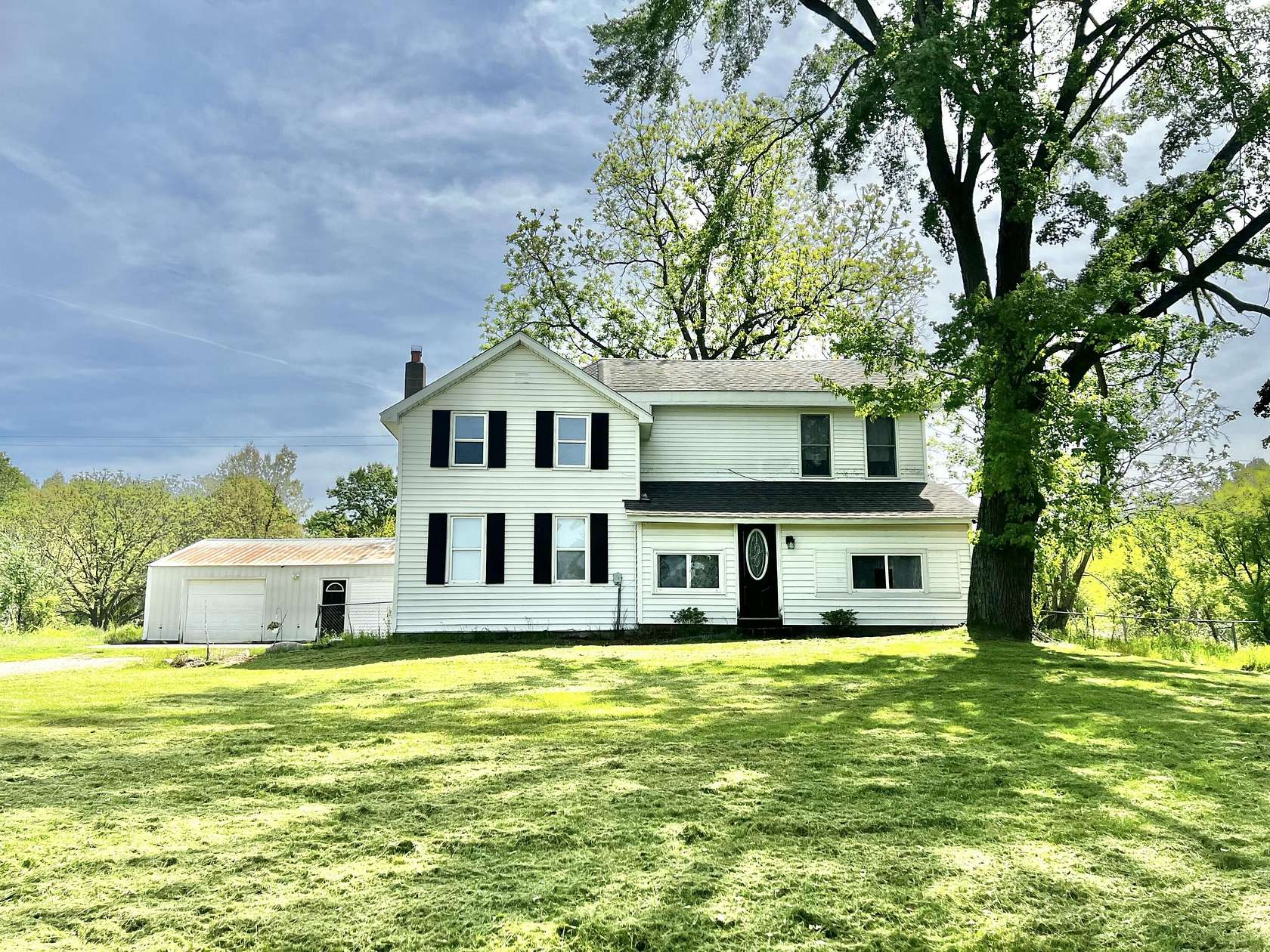 20 Acres of Land with Home for Sale in Albion, Michigan
