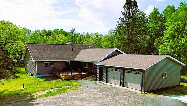 40 Acres of Recreational Land with Home for Sale in Ladysmith, Wisconsin