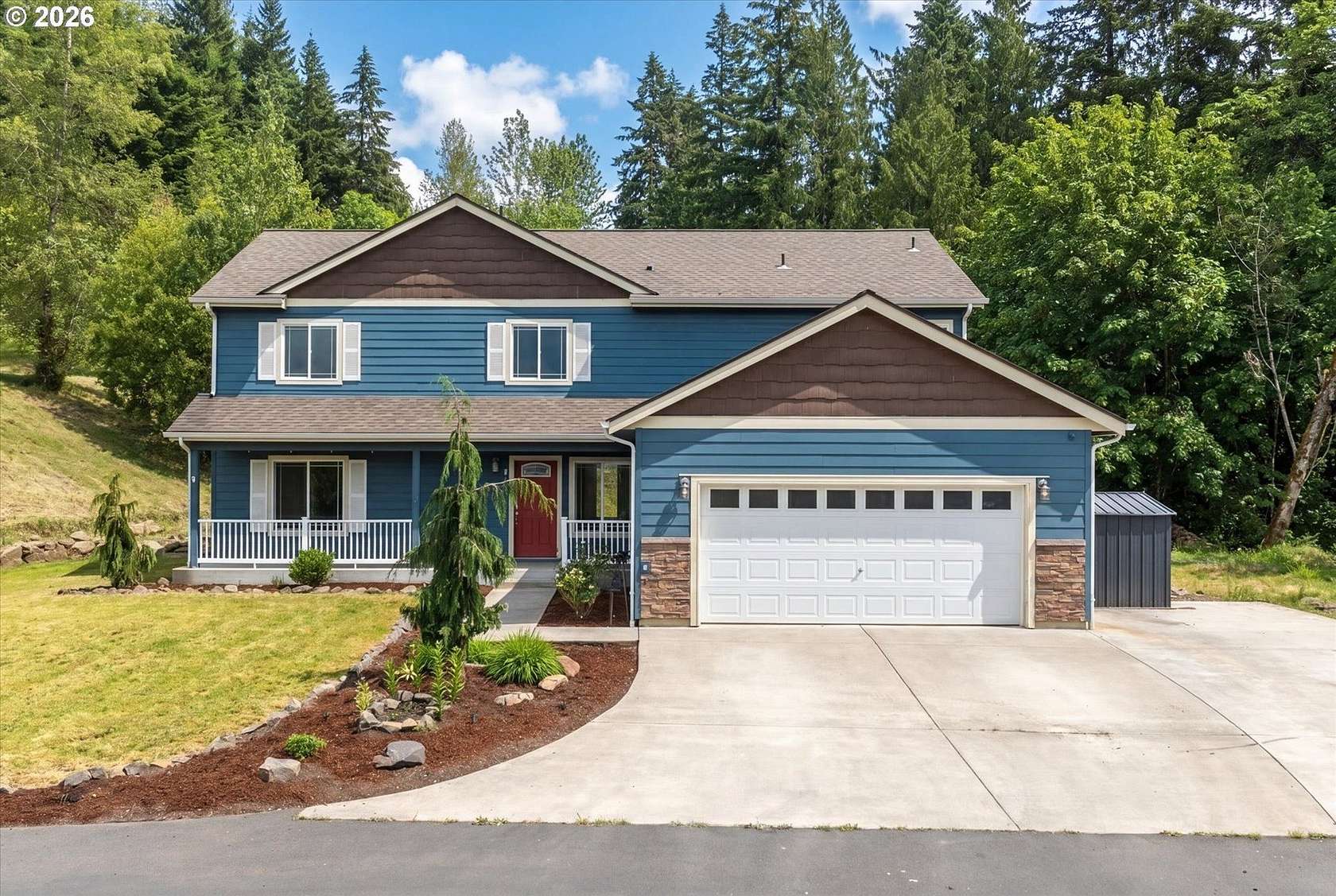 5.5 Acres of Land with Home for Sale in Kelso, Washington