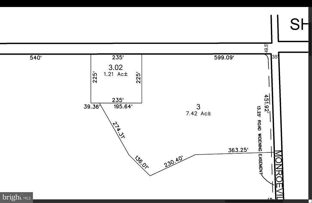 7.42 Acres of Residential Land for Sale in Mullica Hill, New Jersey