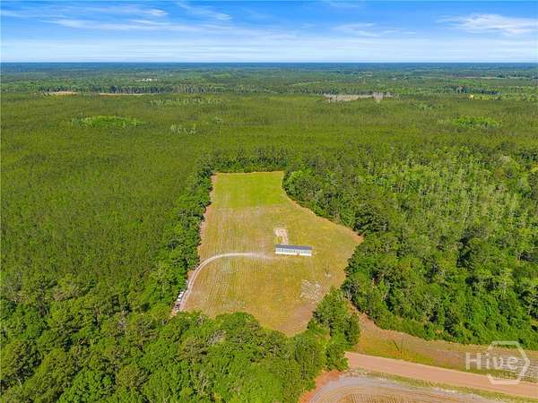 9.24 Acres of Land with Home for Sale in Pembroke, Georgia