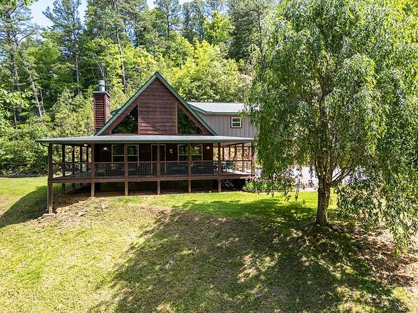 9.6 Acres of Land with Home for Sale in Andrews, North Carolina
