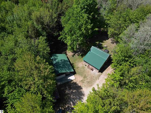 20 Acres of Recreational Land with Home for Sale in Thompsonville, Michigan
