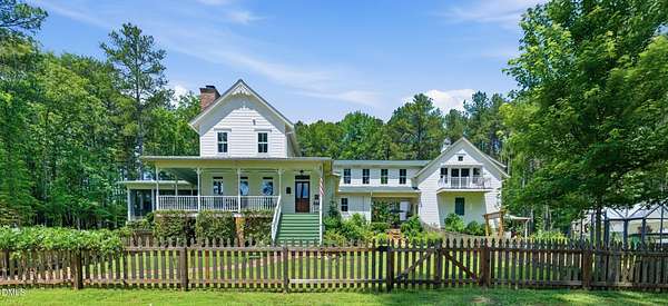 15.9 Acres of Recreational Land with Home for Sale in Pittsboro, North Carolina