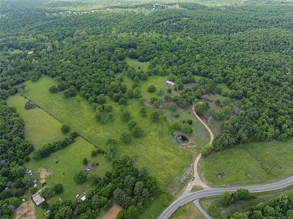 40 Acres of Land with Home for Sale in Gore, Oklahoma