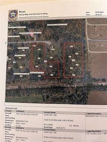 8 Acres of Residential Land for Sale in Bennington, Oklahoma