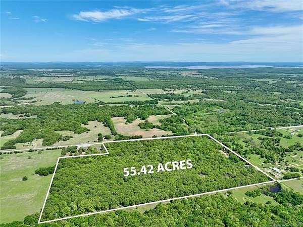 55.4 Acres of Land for Sale in Indianola, Oklahoma