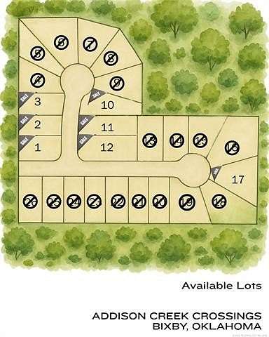 0.28 Acres of Residential Land for Sale in Bixby, Oklahoma