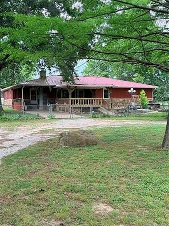36 Acres of Recreational Land with Home for Auction in Vian, Oklahoma