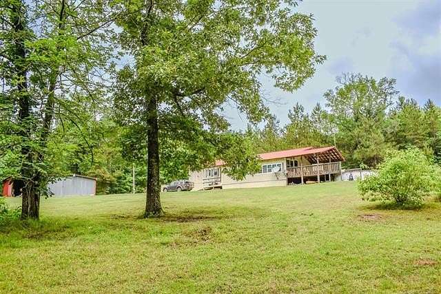 13.3 Acres of Land with Home for Sale in Fort Towson, Oklahoma