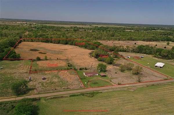 22 Acres of Agricultural Land with Home for Sale in Boswell, Oklahoma