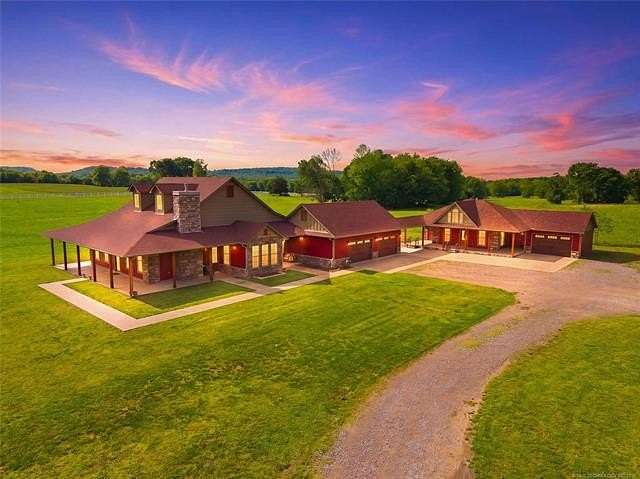 10 Acres of Land with Home for Sale in Stilwell, Oklahoma