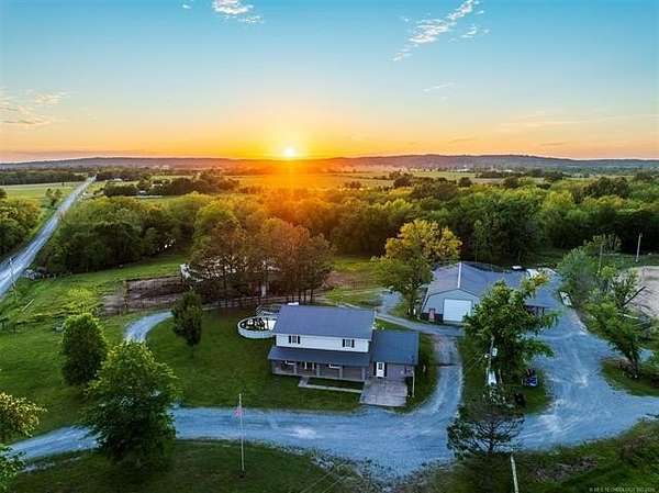 50.8 Acres of Land with Home for Sale in Pryor, Oklahoma