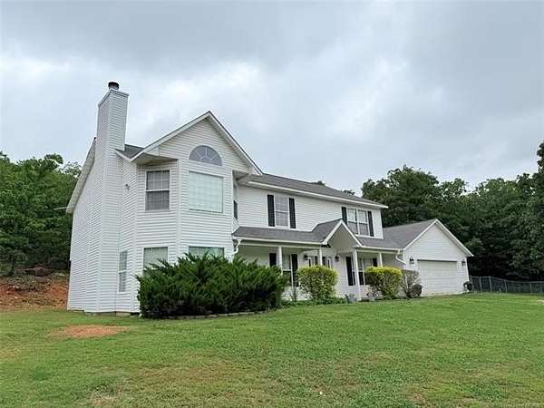20.3 Acres of Recreational Land with Home for Sale in Porum, Oklahoma