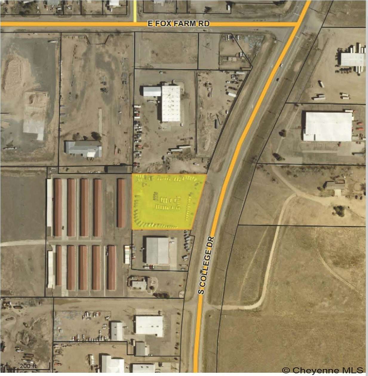 1.7 Acres of Commercial Land for Lease in Cheyenne, Wyoming